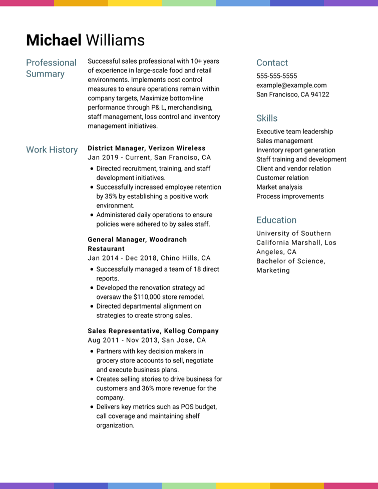 Senior software engineer CV