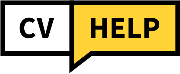 How to write a cover letter example CVHelp whote yellow logo.