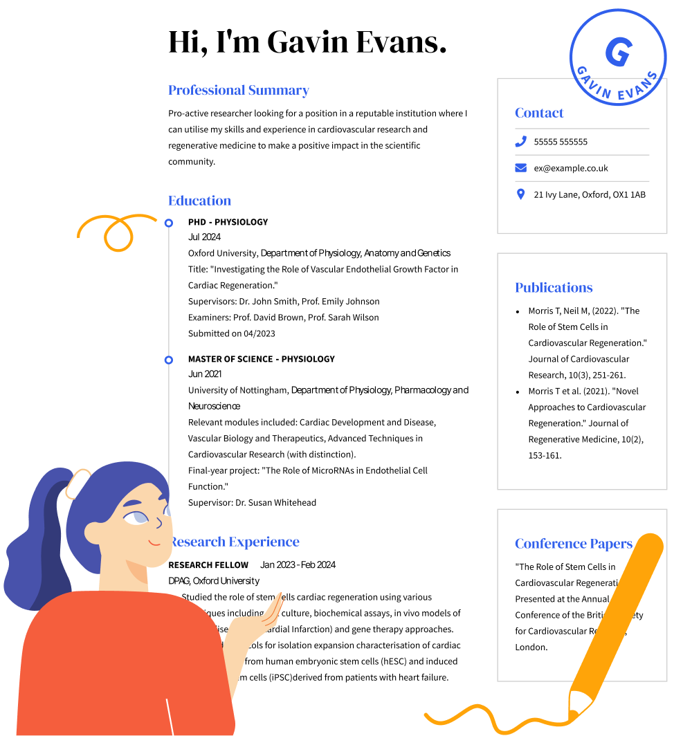 cv job descriptions